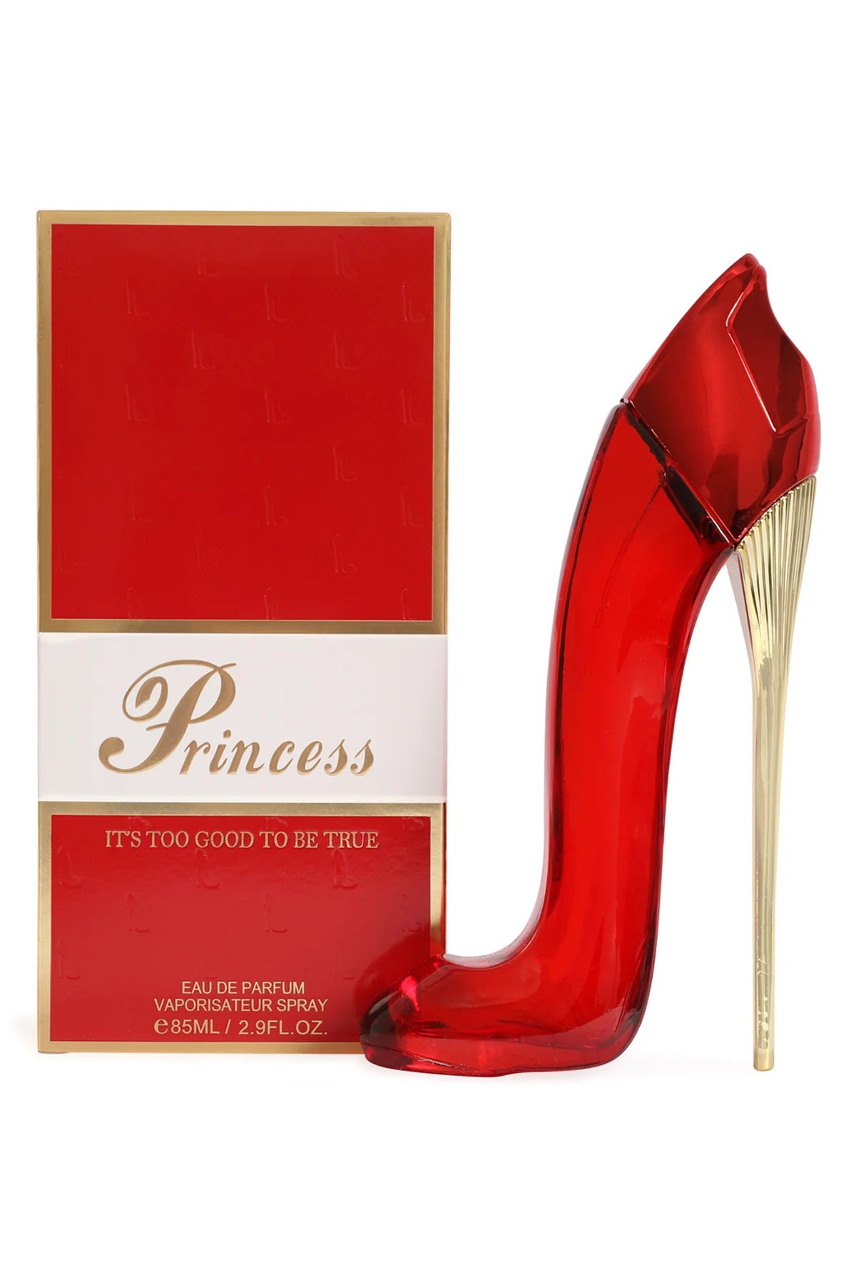 PRINCESS HIGH HEELS RED SPRAY PERFUME EAU DE PARFUM FOR WOMEN - 85ML/2.9 FL.OZuct